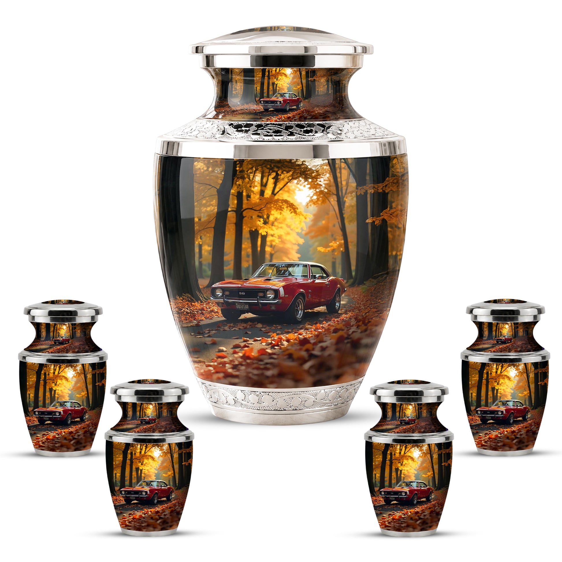 Classic Car Cremation Urn for Dad & Mom, Custom Car Urn for Human Ashes