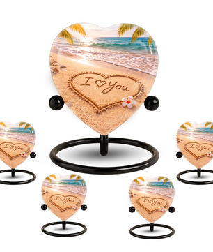 Beach Urn, Beach Urns for Human Ashes, Beach Themed Urn, Beach Cremation Urn