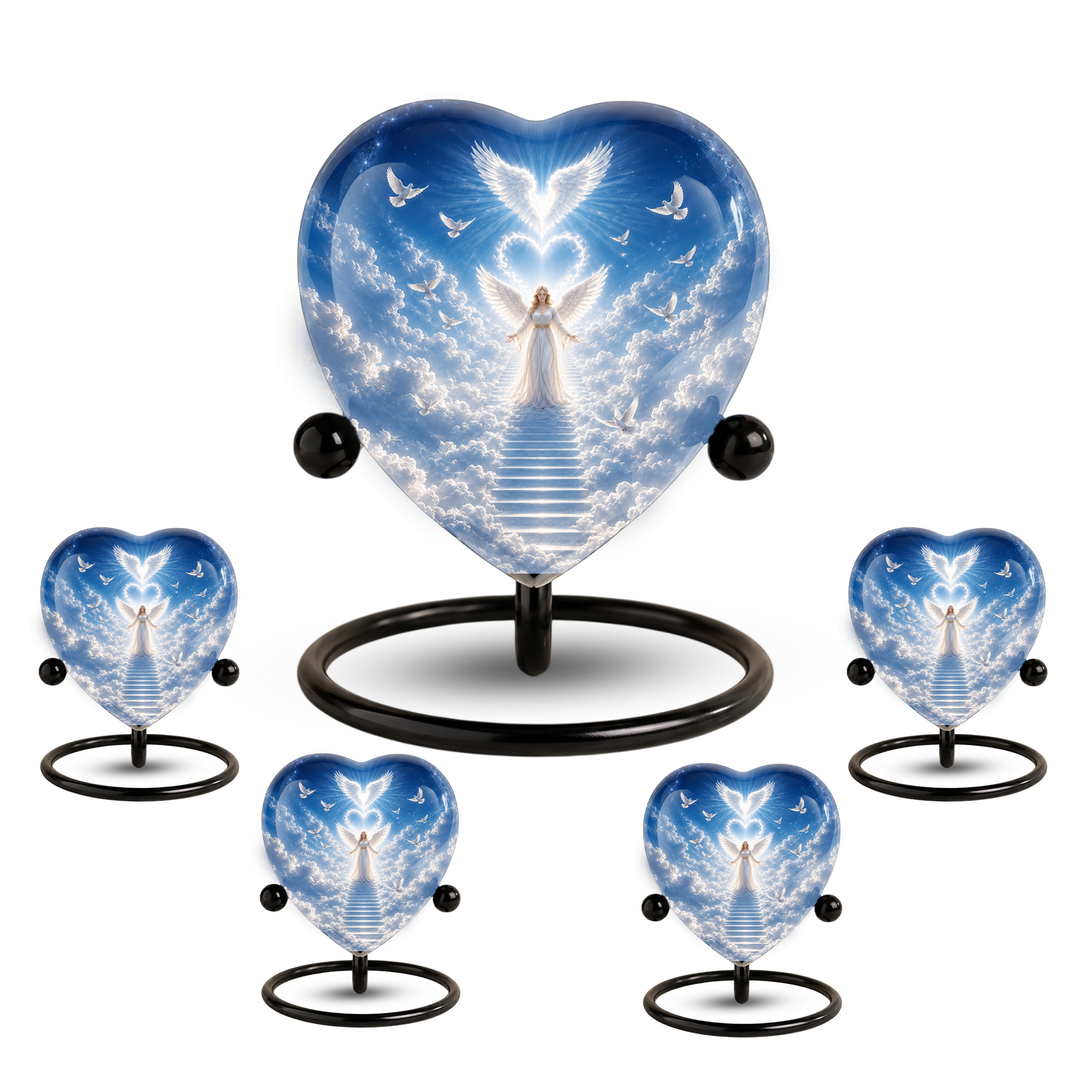 Angel Heaven Urn for Mom – Angel Memorial Cremation Urn, Beautiful Urn for Mom’s Ashes