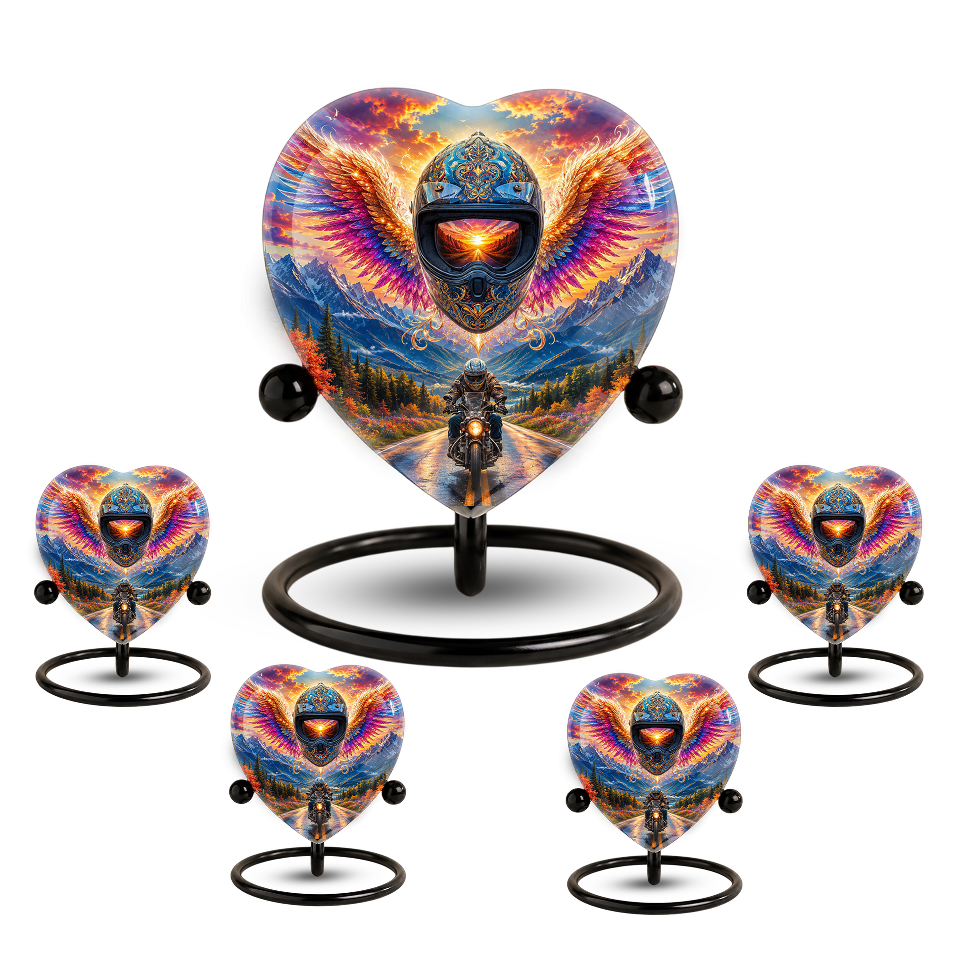 Bike Rider Urn – Memorial Cremation Urn for Dad, Father, Son & Men