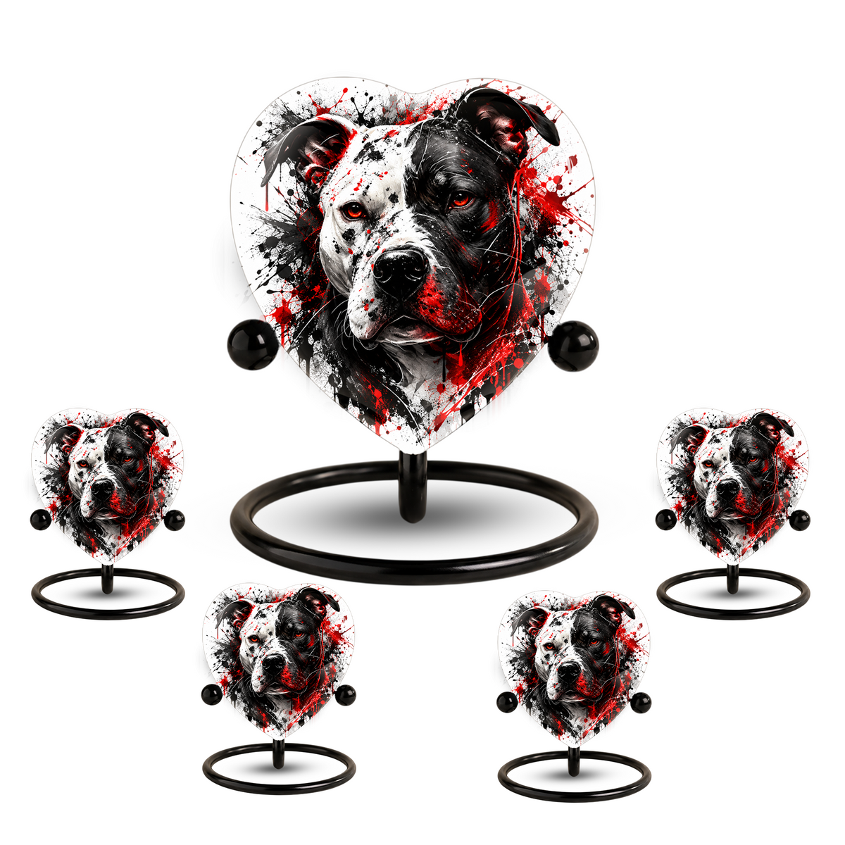 Pitbull Cremation Urn for Ashes, Dog Memorial Urn, Personalized Pit Bull Urn, Pet Keepsake Urn,