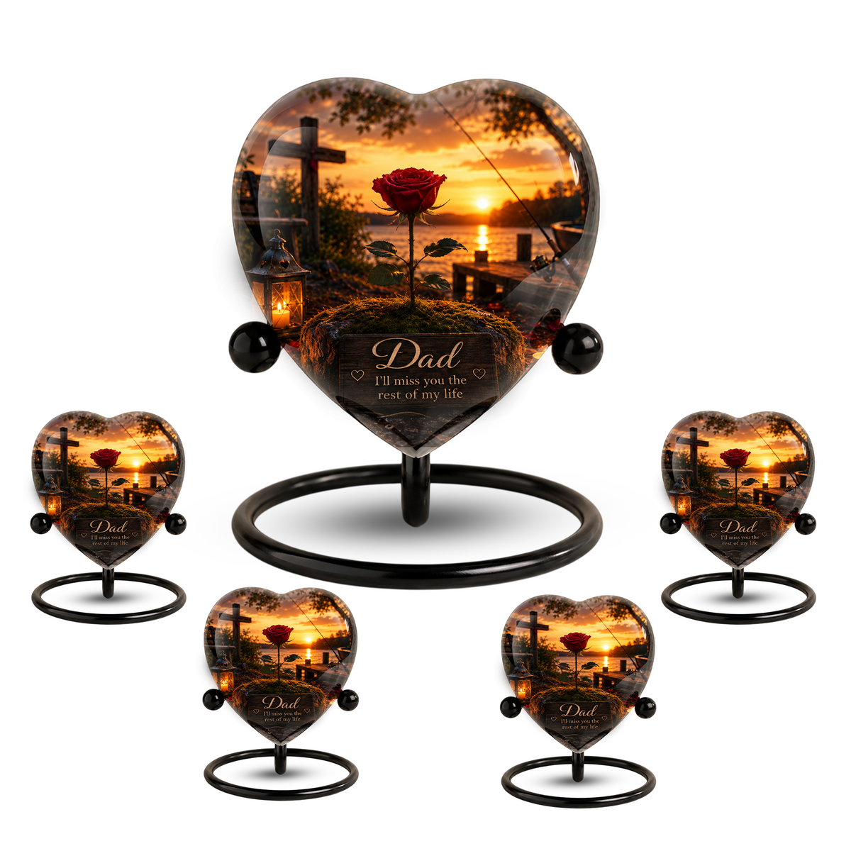 Rose Urn – Adult Urn for Ashes, Rose Cremation Urn & Beautiful Urn for Adult Ashes