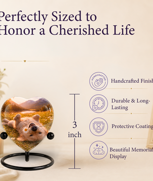 Personalized Dog Urn for Ashes, Adult Cremation Urn for Human Ashes