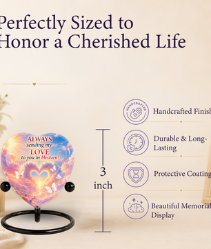 Butterfly Urn for Ashes – Butterfly Urn, Heart-Shaped Butterfly Memorial Urn