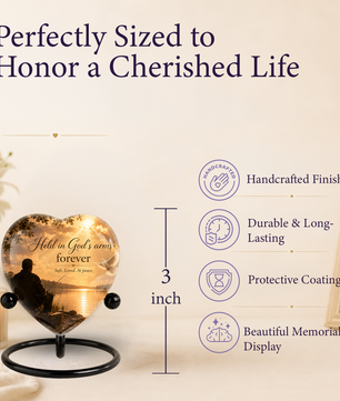 Fishing Urn for Dad – Gone Fishing Cremation Urn, Fishing Urn for Human Ashes & Personalized Dad Urn