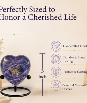 Adult Urn for Ashes – Heart Shaped Adult Cremation Urn, Urns for Adult Ashes