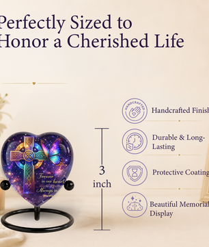 Celtic Cross Butterfly Memorial Urn, Adult Urn, Urns for Adult Ashes, Adult Urns, Adult Urns for Ashes