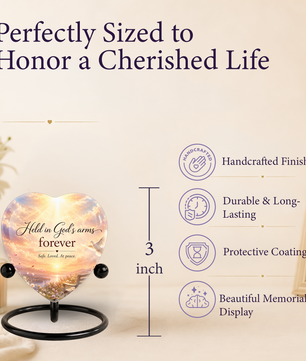 Angel Wing Sunset Urn – Adult Urn for Ashes, Angel Wings Cremation Urn