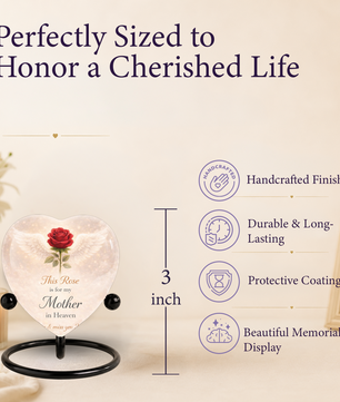 Rose Wings Urn for Adult Ashes – Angel Wings Adult Cremation Memorial Urn
