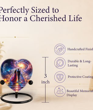 Adult Cremation Urn for Ashes, Personalized Adult Urn, Unique Memorial Urn for Human Ashes