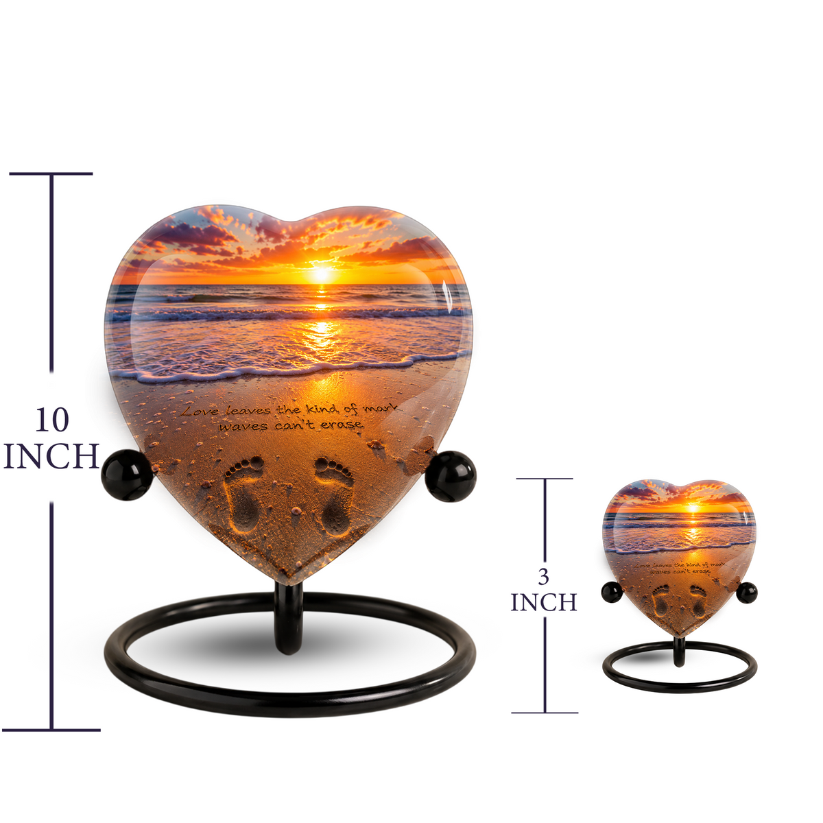 Beach Urns for Human Ashes – Beach Theme Urn, Ocean Wave Cremation Urn & Beautiful Memorial Urn