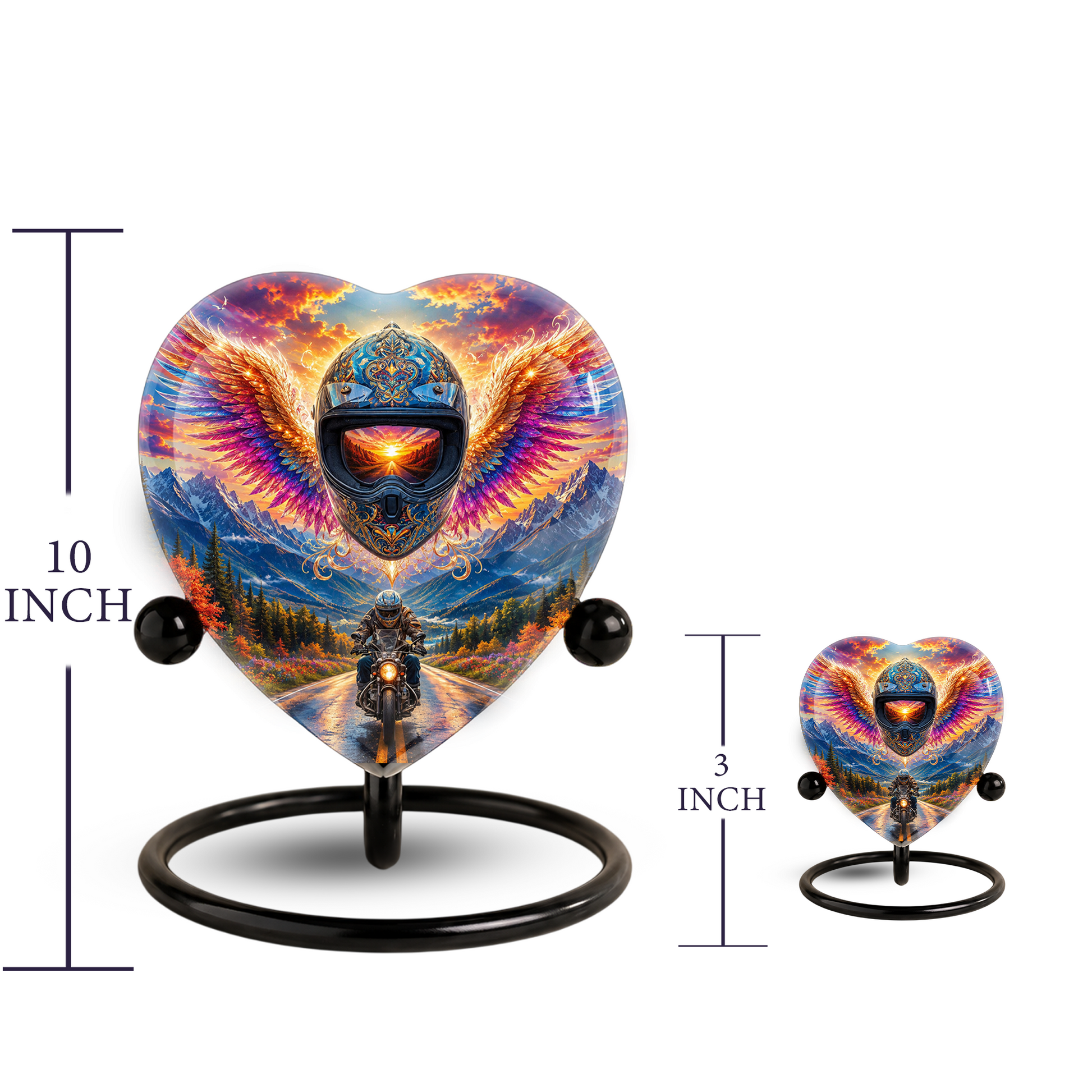 Bike Rider Urn – Memorial Cremation Urn for Dad, Father, Son & Men