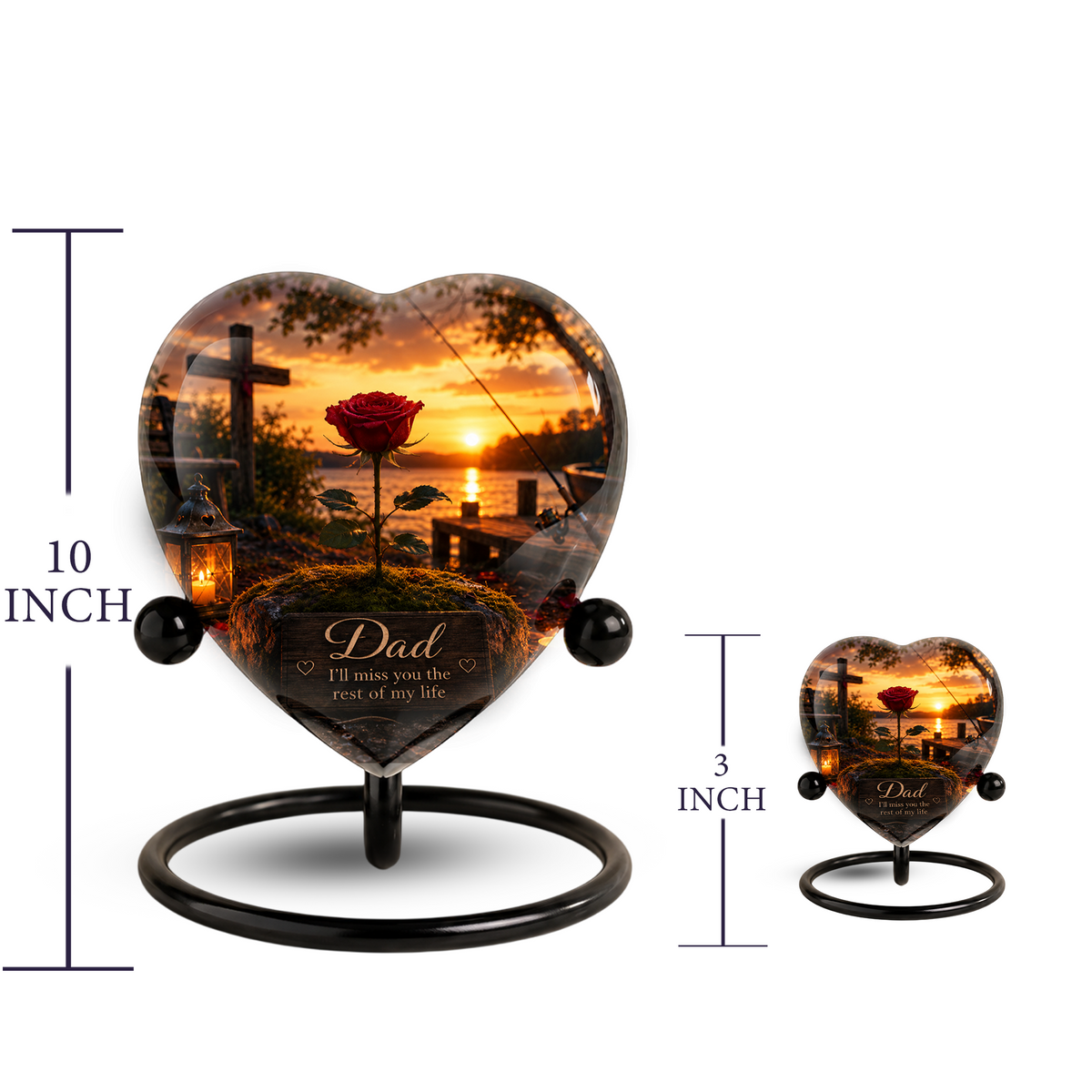 Rose Urn – Adult Urn for Ashes, Rose Cremation Urn & Beautiful Urn for Adult Ashes