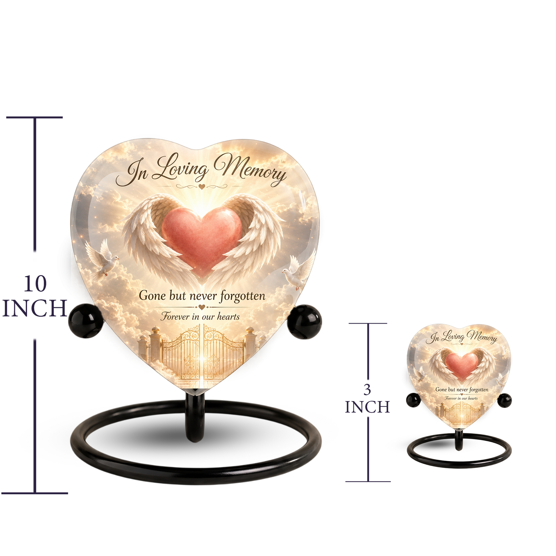 Angel Wing Heaven Urn – Adult Urn for Ashes, Angel Cremation Urn & Memorial Urn for Adult Ashes