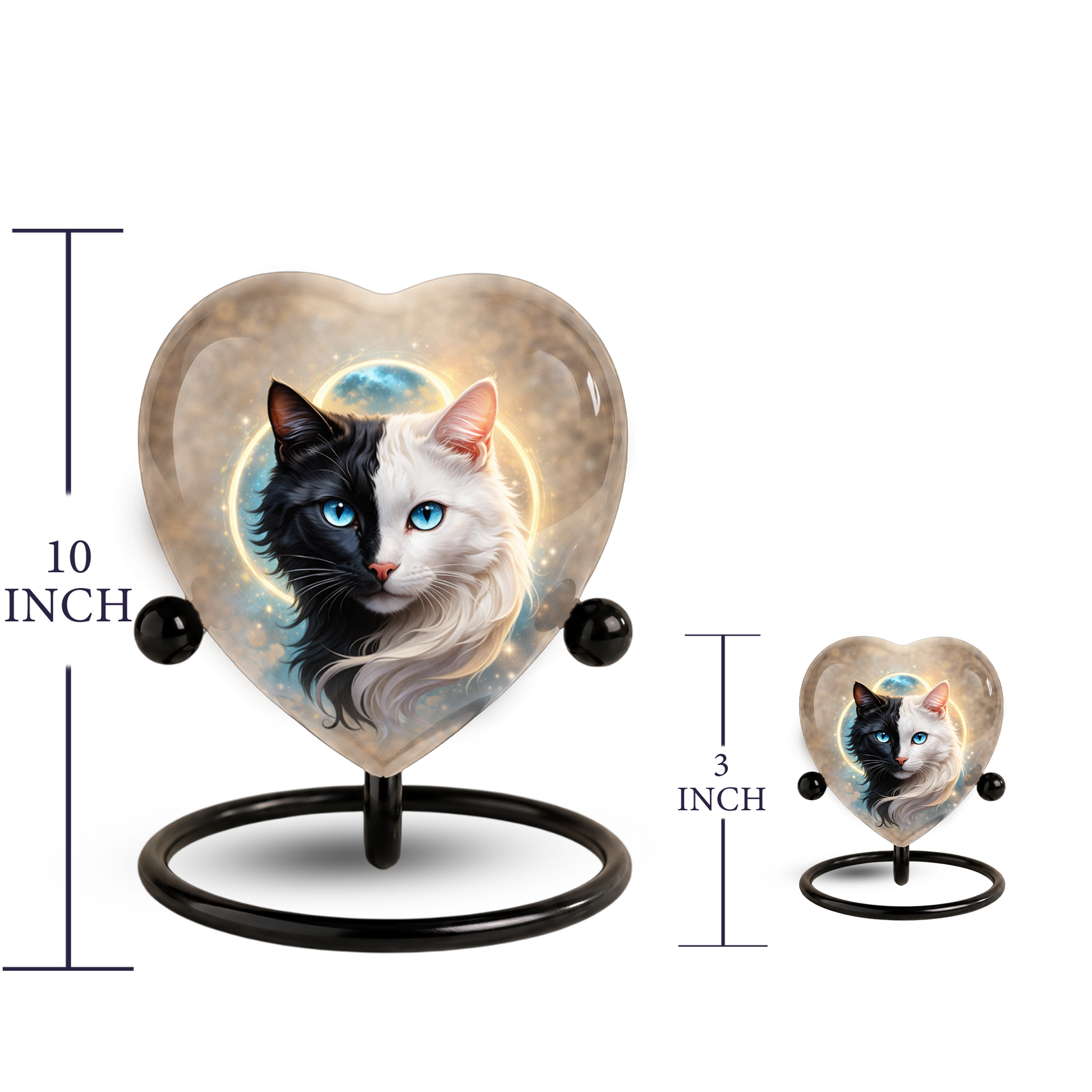 Personalized Cat Urn for Ashes – Unique Cat Urns, Custom Cat Urn, Pet Urn for Cats