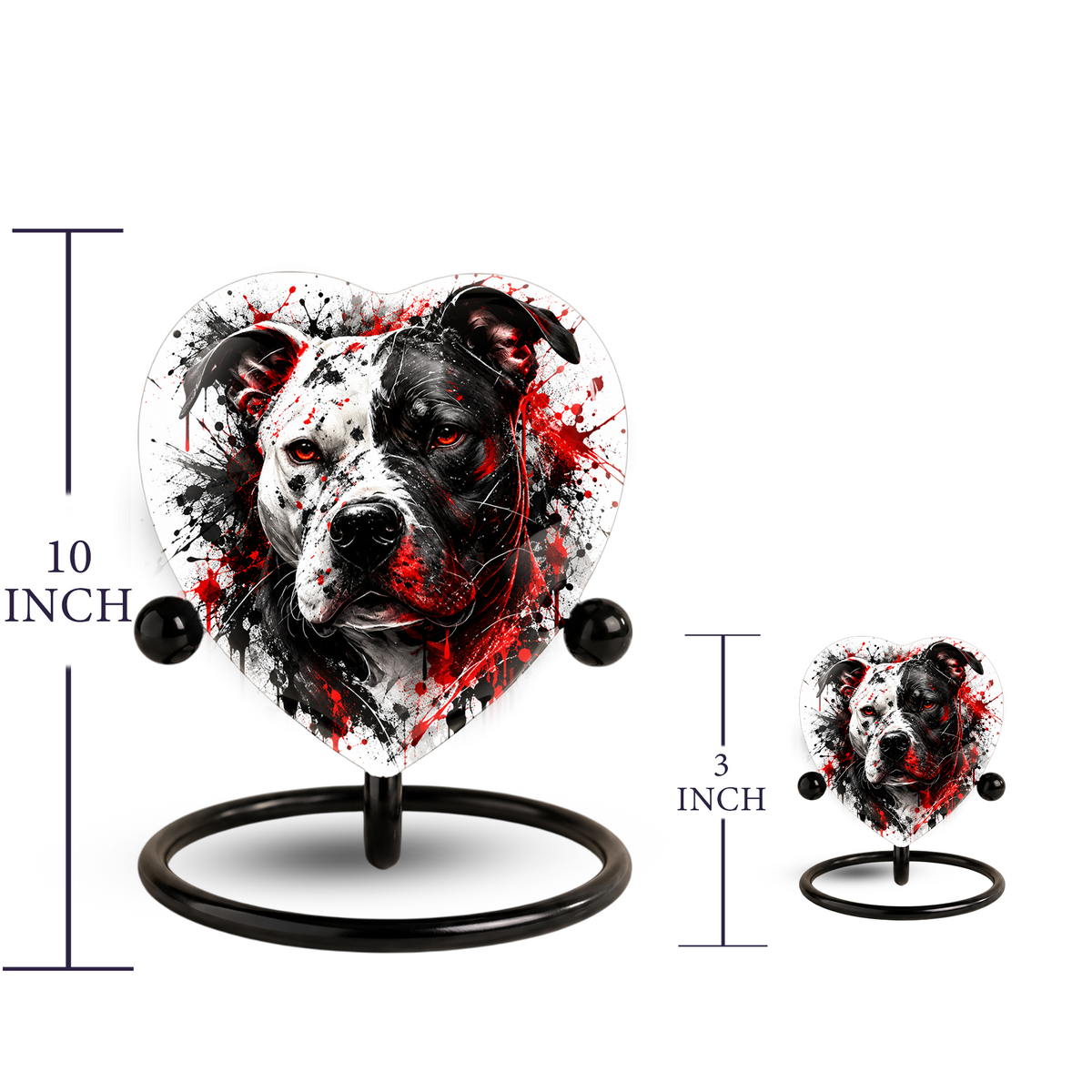 Pitbull Cremation Urn for Ashes, Dog Memorial Urn, Personalized Pit Bull Urn, Pet Keepsake Urn,