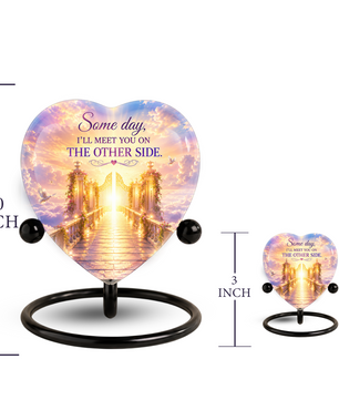 Heavenly Gate Memorial Urn – Adult Urn for Ashes, Heaven Cremation Urn, Heart-Shaped Adult Cremation Urn