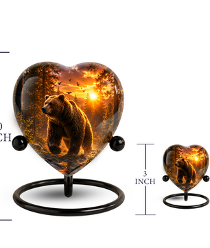 Bear Cremation Urn for Ashes| Personalized Adult Cremation Urn