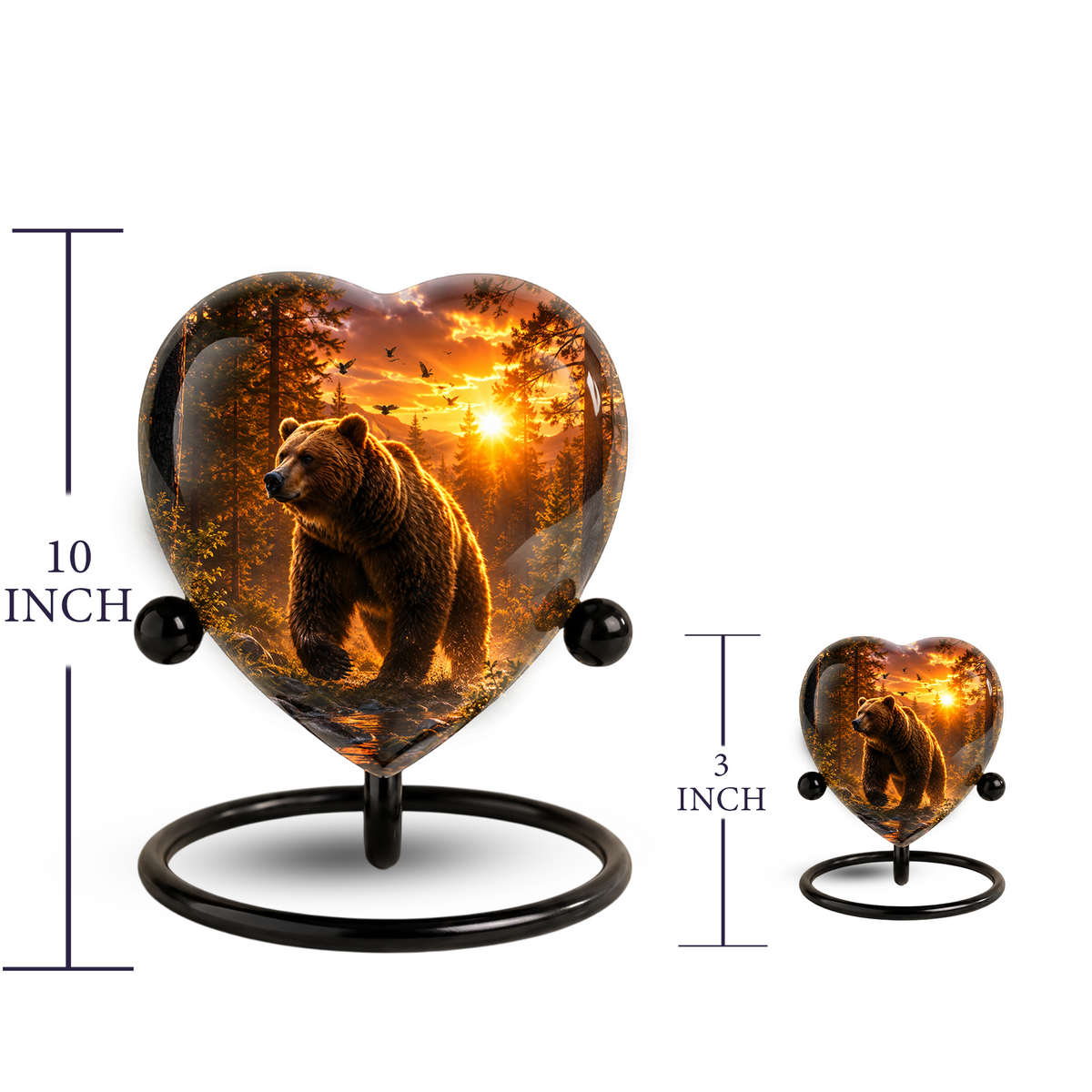 Bear Cremation Urn for Ashes| Personalized Adult Cremation Urn
