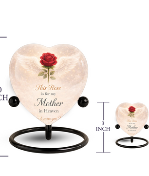 Rose Wings Urn for Adult Ashes – Angel Wings Adult Cremation Memorial Urn