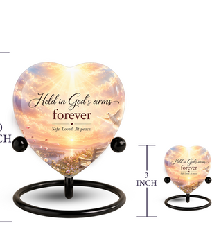 Angel Wing Sunset Urn – Adult Urn for Ashes, Angel Wings Cremation Urn