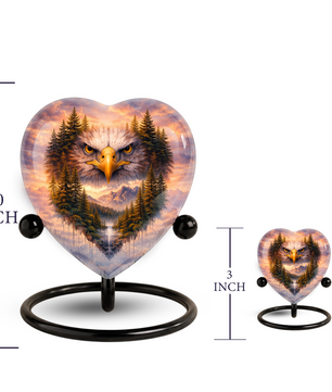 Eagle Mountain Forest Urn, Adult Urn, Urns for Adult Ashes, Adult Urns, Adult Urns for Ashes, Adult Cremation Urn