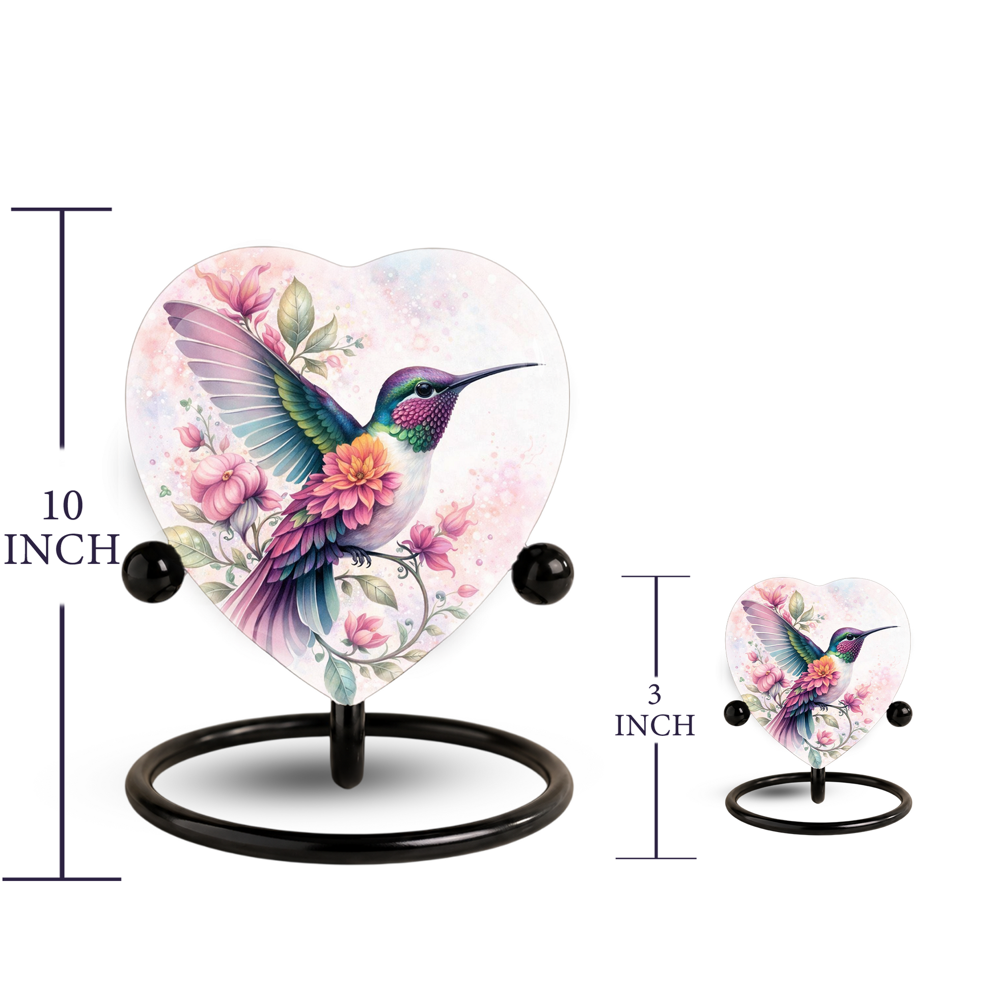 Hummingbird Cremation Urn – Adult Urn for Ashes, Beautiful Memorial Urn for Adults