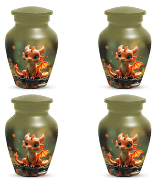 Baby Dragon Urn for Adult Ashes – Fantasy Dragon Cremation Urn | Memorial Urn
