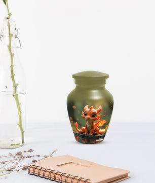 Baby Dragon Urn for Adult Ashes – Fantasy Dragon Cremation Urn | Memorial Urn