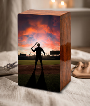 Baseball Urn For Human Ashes – Memorial Keepsake Urns for Male
