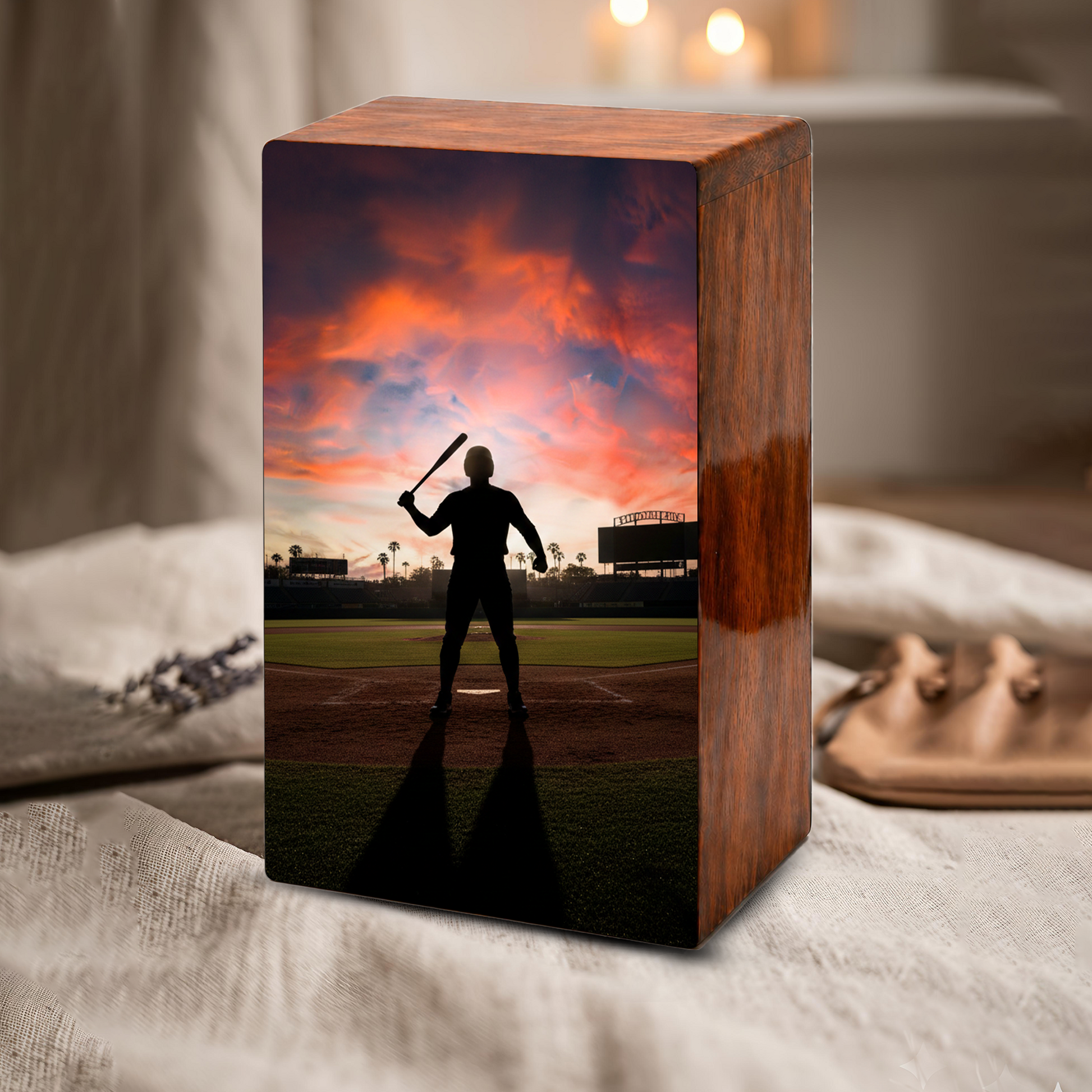 Baseball Urn For Human Ashes – Memorial Keepsake Urns for Male