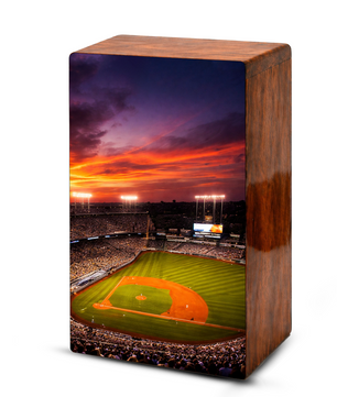 Personalized Baseball Stadium Urn – Baseball Memorial Urns for Human Ashes