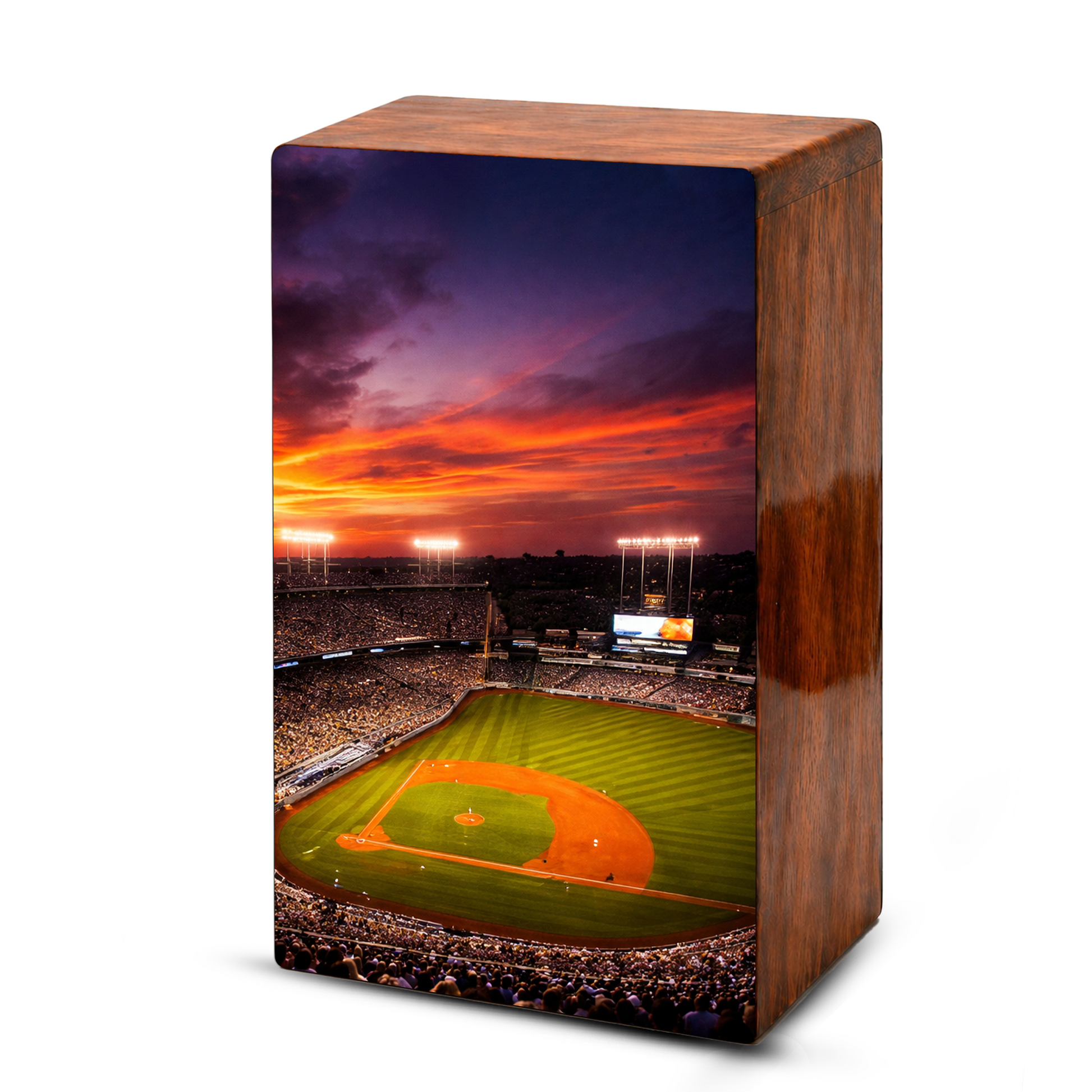 Personalized Baseball Stadium Urn – Baseball Memorial Urns for Human Ashes
