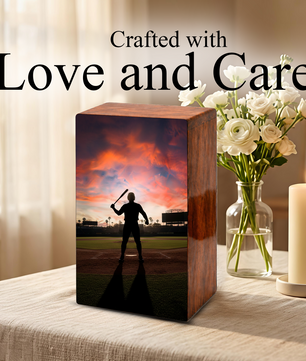Baseball Urn For Human Ashes – Memorial Keepsake Urns for Male