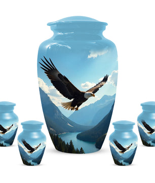 Flying Eagle Urn for Human Ashes | Majestic Eagle Adult Cremation Urn