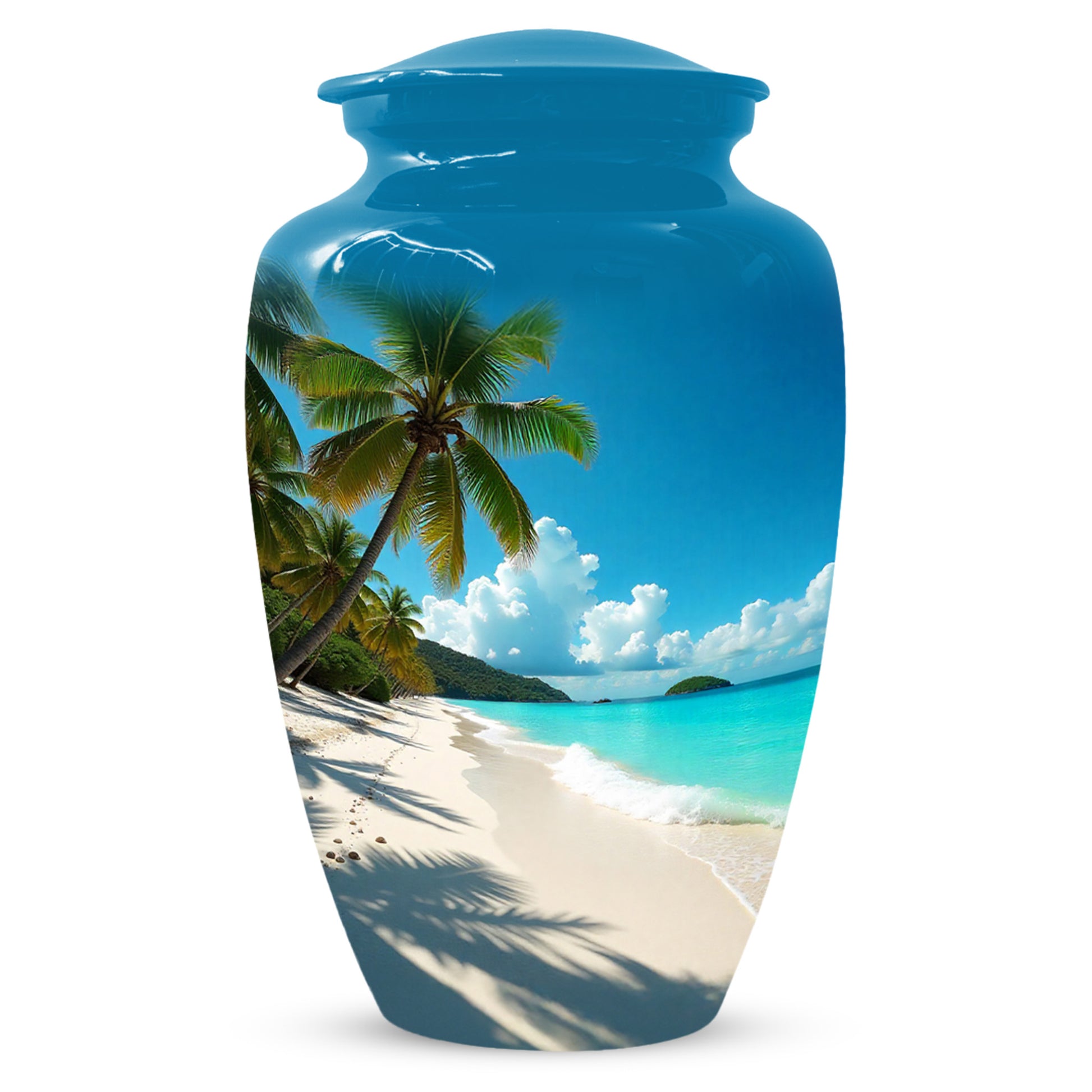 Beach Urn for Mom – Memorial Large Urn for Mom, Beautiful Urns for Women