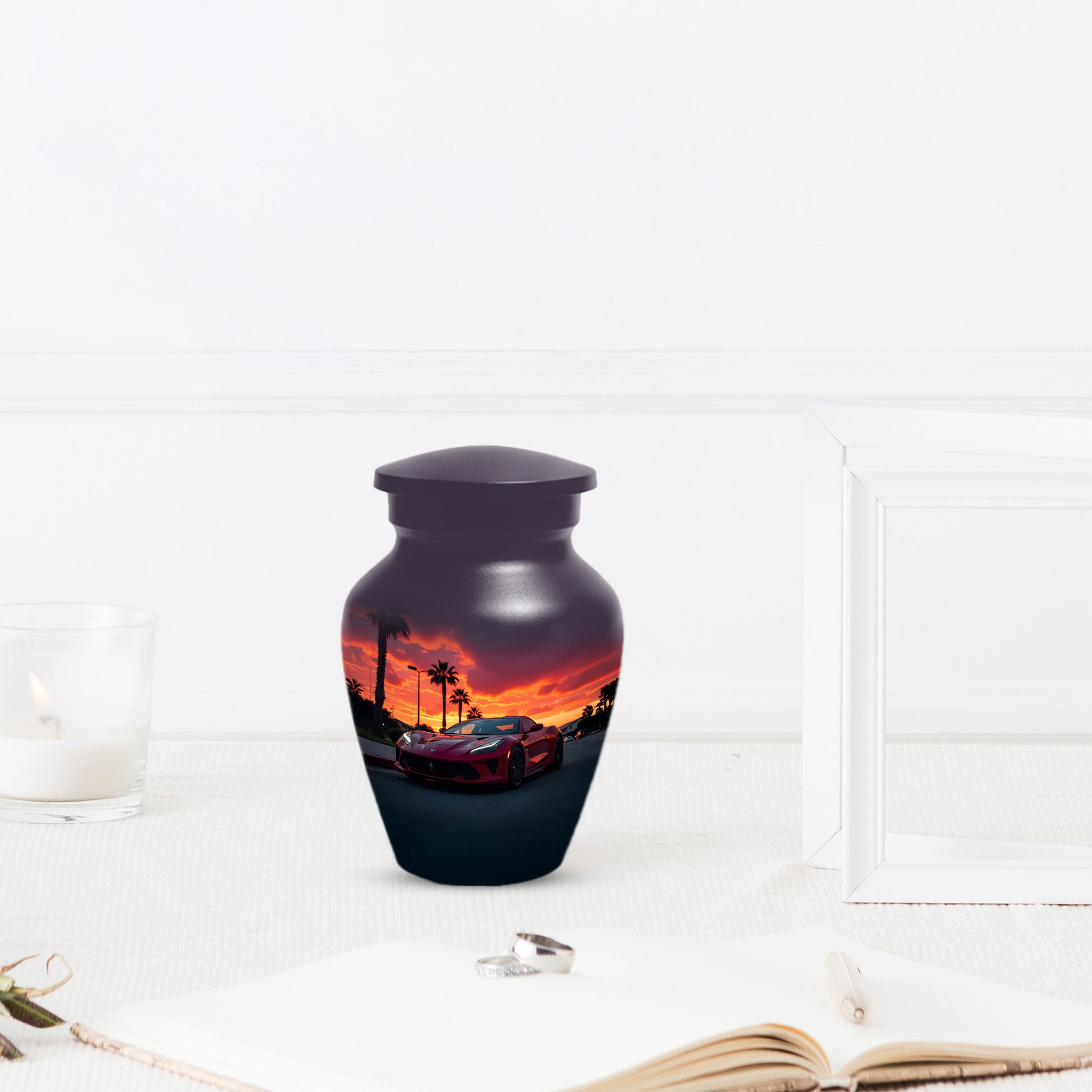 Classic Car Urns for Dad | Personalized Cremation  Large  Urn Adult Male | Custom Urns for Father & Papa
