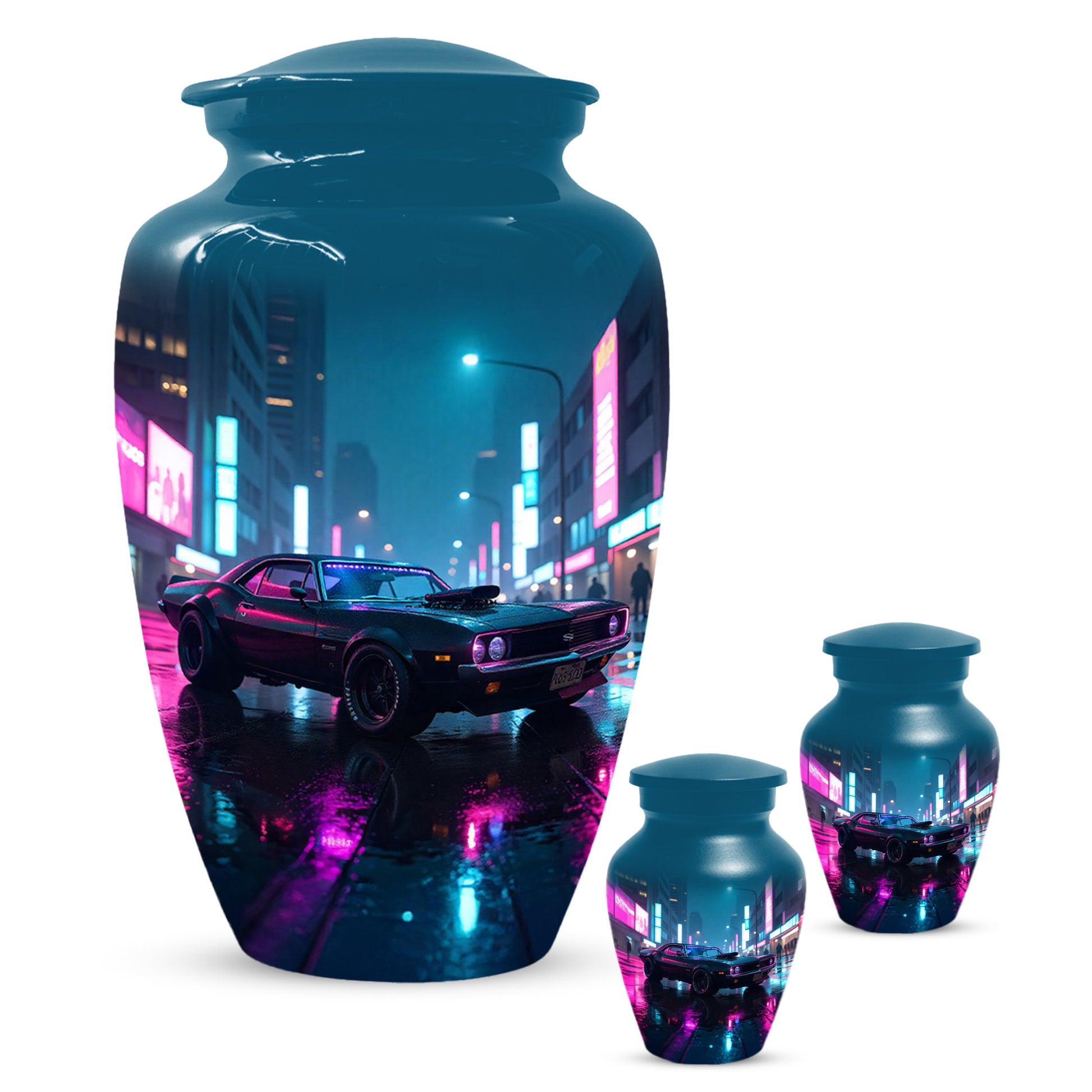 Classic Muscle Car Urn for Adult Ashes | Automotive Adult Cremation Urn