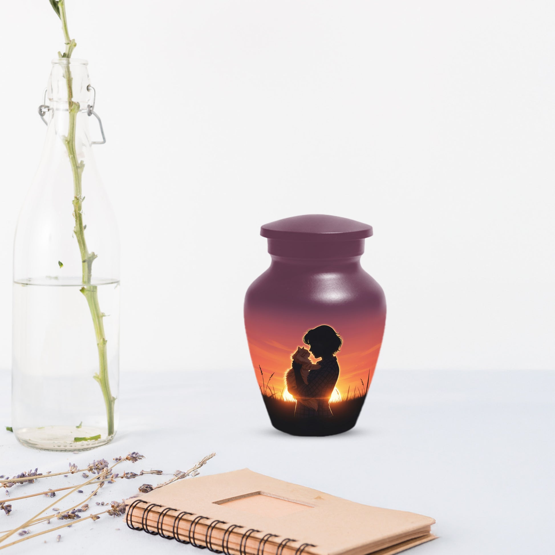 Cat Urn for Mom & Women | Beautiful Cat Cremation Urn for Female Ashes