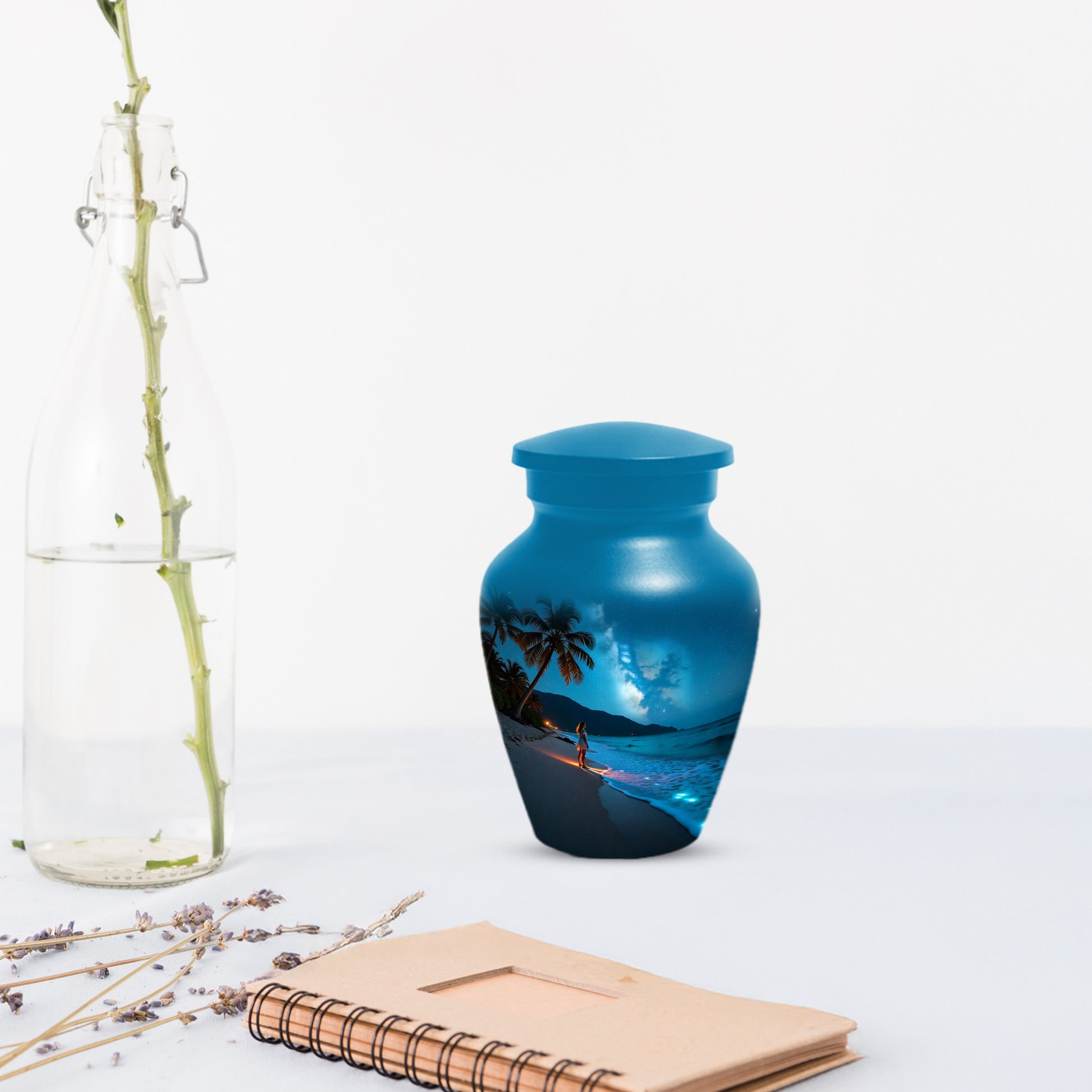 Tropical Beach Urn for Mom – Personalized Urn for Mom| Beautiful Cremation Urns for Women