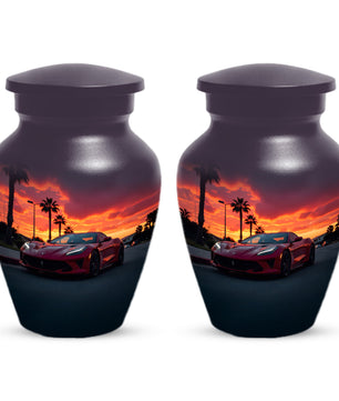 Classic Car Urns for Dad | Personalized Cremation  Large  Urn Adult Male | Custom Urns for Father & Papa