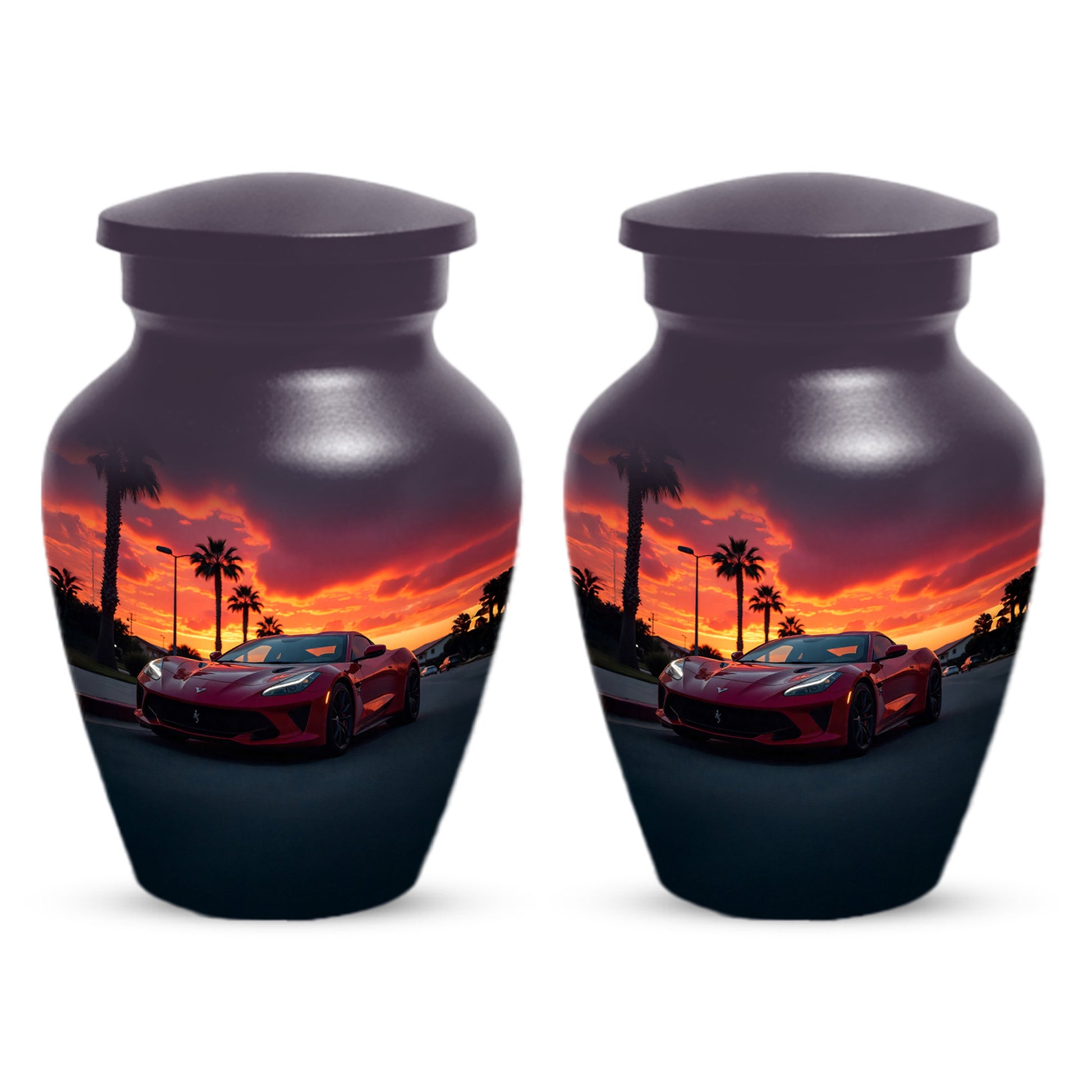 Classic Car Urns for Dad | Personalized Cremation  Large  Urn Adult Male | Custom Urns for Father & Papa
