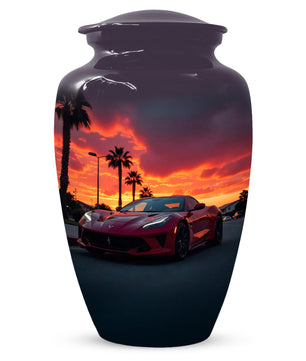 Classic Car Urns for Dad | Personalized Cremation  Large  Urn Adult Male | Custom Urns for Father & Papa