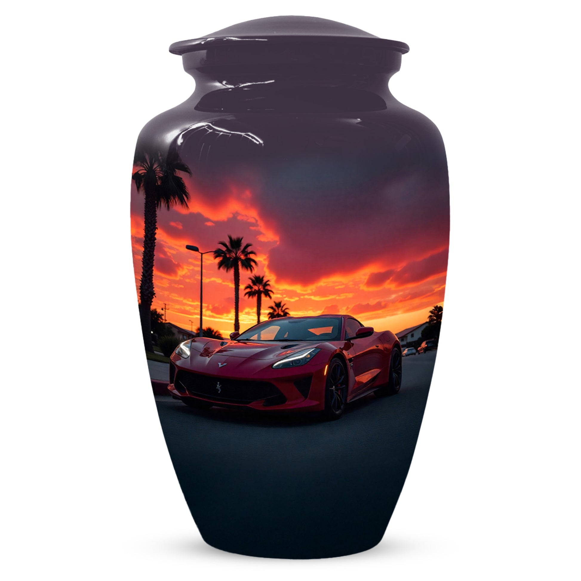 Classic Car Urns for Dad | Personalized Cremation  Large  Urn Adult Male | Custom Urns for Father & Papa