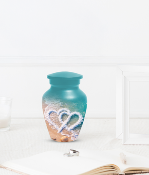 Beach Cremation Urn for Ashes | Personalized Ocean Memorial Urn for Mom
