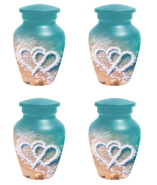 Beach Cremation Urn for Ashes | Personalized Ocean Memorial Urn for Mom