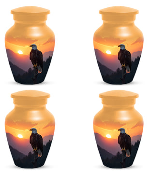 Eagle Sunset Urn for Human Ashes | Majestic Eagle Sunset Adult Cremation Urn