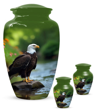 Eagle Urn for Human Ashes | Majestic Eagle Adult Cremation Urn | Memorial Funeral Urn