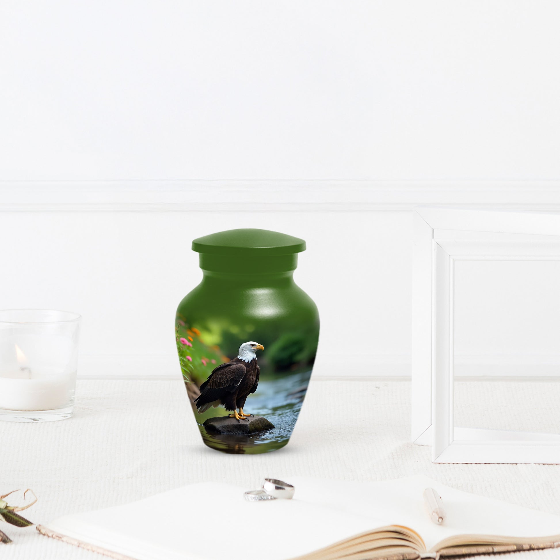 Eagle Urn for Human Ashes | Majestic Eagle Adult Cremation Urn | Memorial Funeral Urn