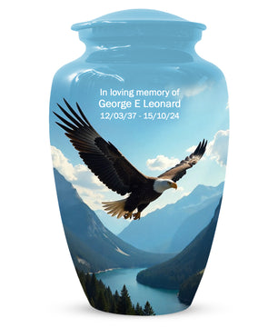 Flying Eagle Urn for Human Ashes | Majestic Eagle Adult Cremation Urn